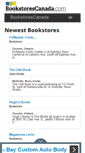 Mobile Screenshot of bookstorescanada.com